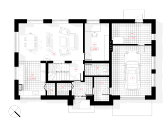 Grundriss erste Etage