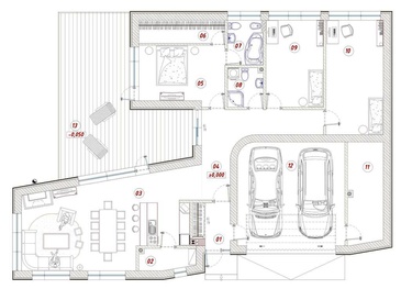 Grundriss erste Etage