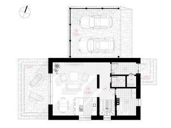 Grundriss erste Etage