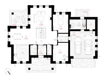 Grundriss erste Etage