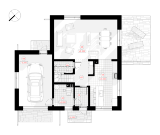 Grundriss erste Etage