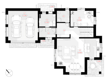 Grundriss erste Etage