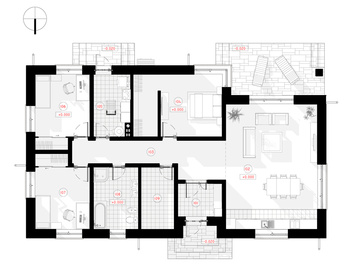 Grundriss erste Etage