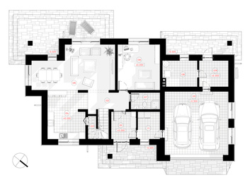 Grundriss erste Etage