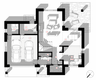 Grundriss erste Etage