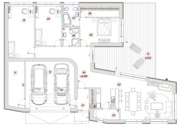 Grundriss erste Etage