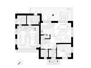 Grundriss erste Etage