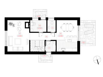 Grundriss erste Etage