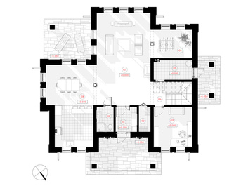 Grundriss erste Etage