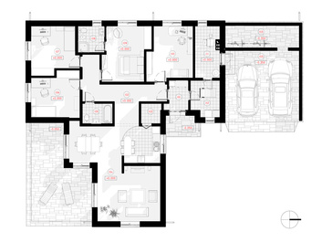 Grundriss erste Etage