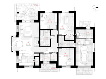 Grundriss erste Etage