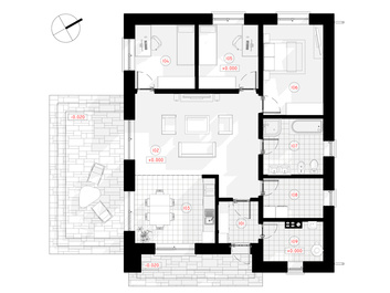 Grundriss erste Etage