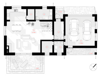 Grundriss erste Etage