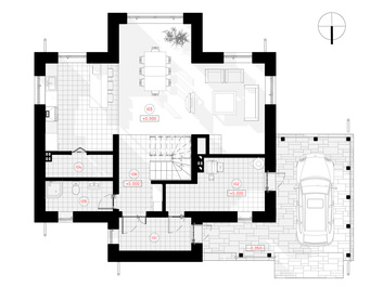 Grundriss erste Etage